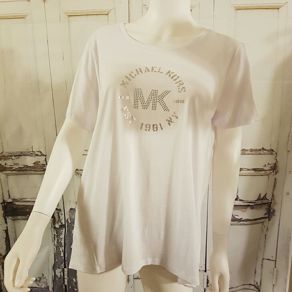 Michael Kors Large White T-Shirt NWT